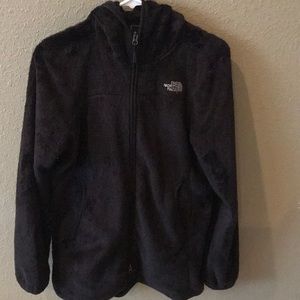 North face hooded osito parka size medium